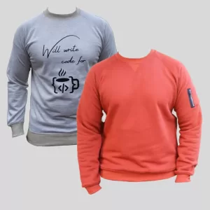 Bundle of 2 Sweatshirts (Rust Horizon + CodePulse)