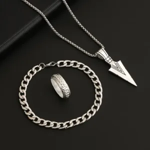 Argent Silver Arrow Jewelry Set